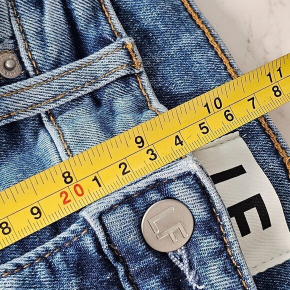 Lovers and Friends Ricky‎ Low-Rise Distressed Skinny Jeans Blue Women 23 NWT - Picture 15 of 16